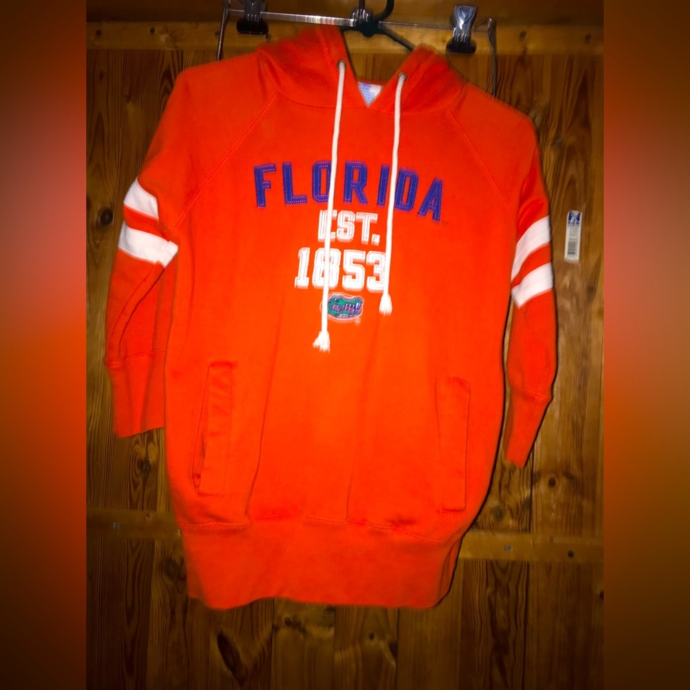 Orange hoodie size medium